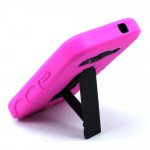 Wholesale Samsung Galaxy Prevail LTE G360 Armor Hybrid Stand Case (Hot Pink)